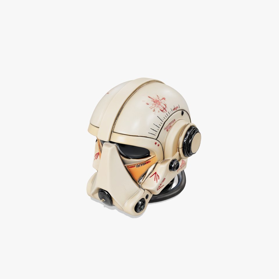 Futuristic Combat Helmet model pack